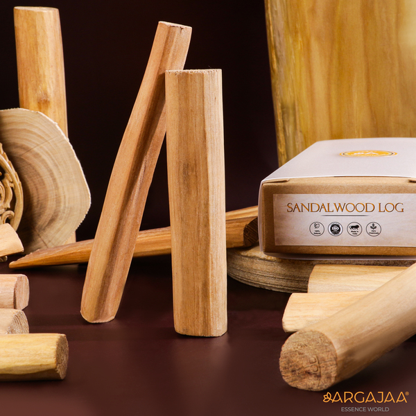 Premium Mysore Sandalwood Logs for Pooja, Carving, and Export – Argajaa Essence World